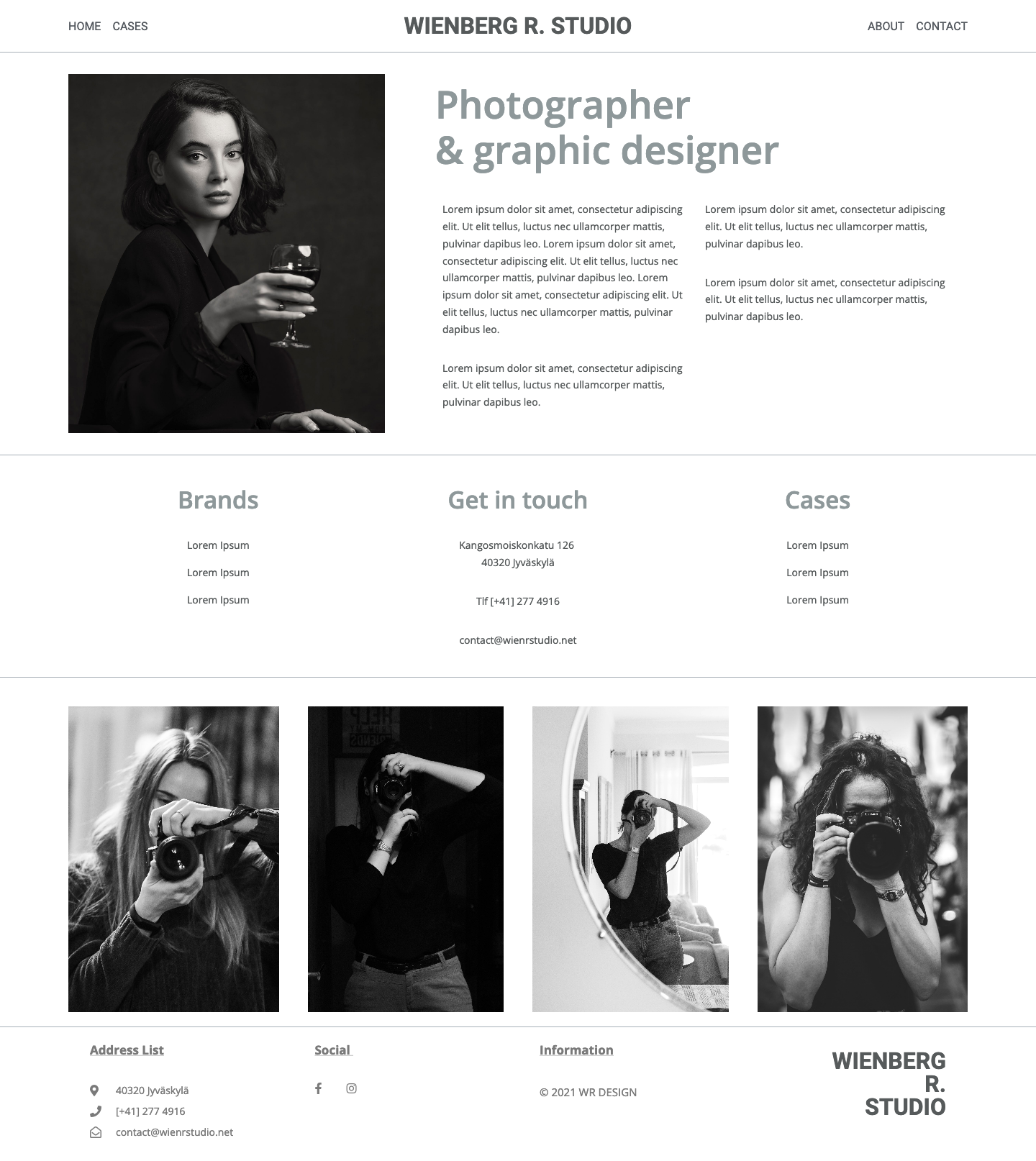 Portfolio web template