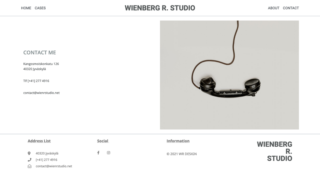 Portfolio web template