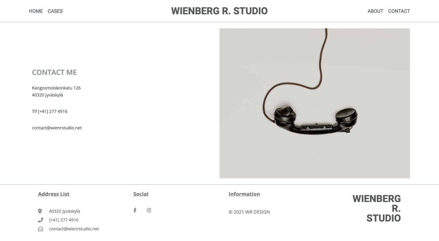 Portfolio web template