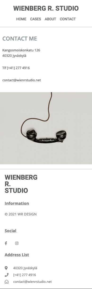 Portfolio web template