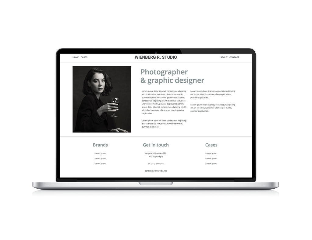 Portfolio web template
