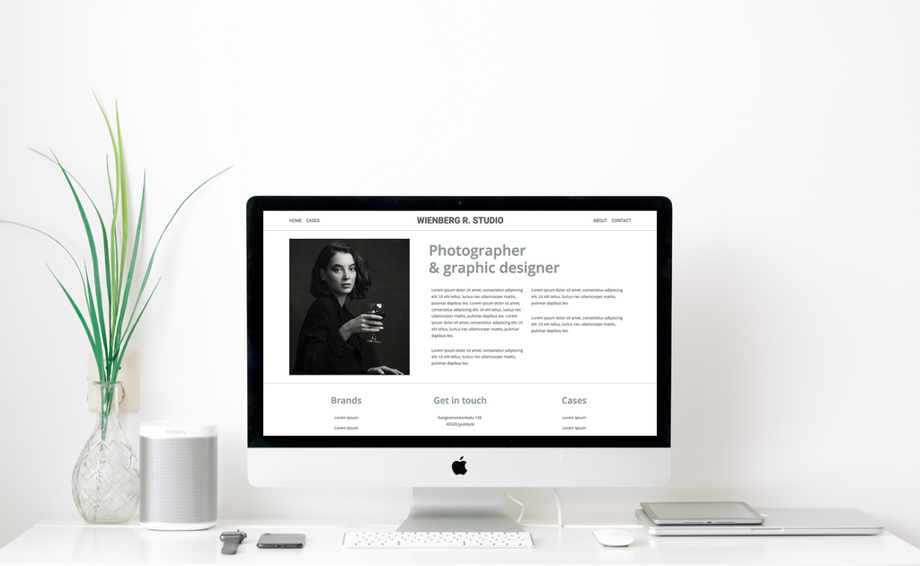 Portfolio web template