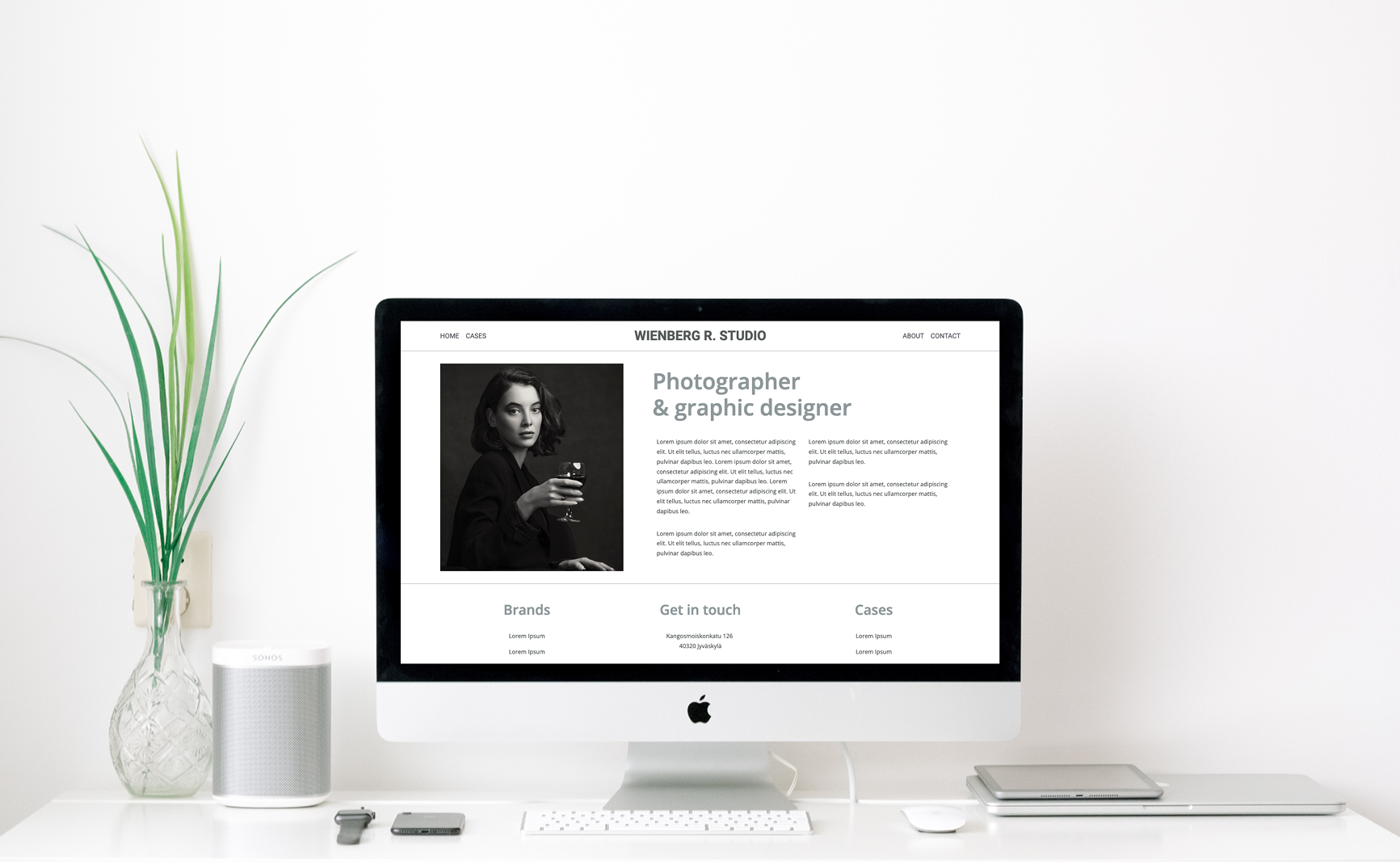 Portfolio web template