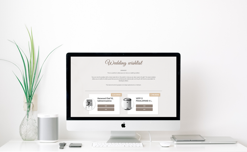 Wedding wishlist